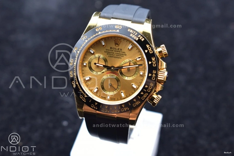 YG Edition 116518 Strap Oysterflex Dial Daytona on SA4130 Best 1:1 BTF Rubber Lume 0327